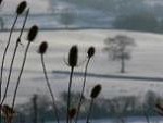 Wintry scene looking south from the A30